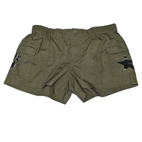 Hot Topic Cargo Shorts Women Size L Casual Gorpcore Utility Retro Grunge Outdoor - Picture 1 of 9